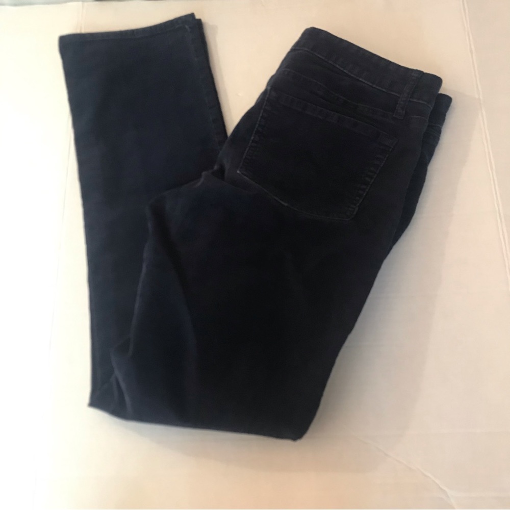 Gap Premium Straight Dark Blue Corduroy Pants Women 8